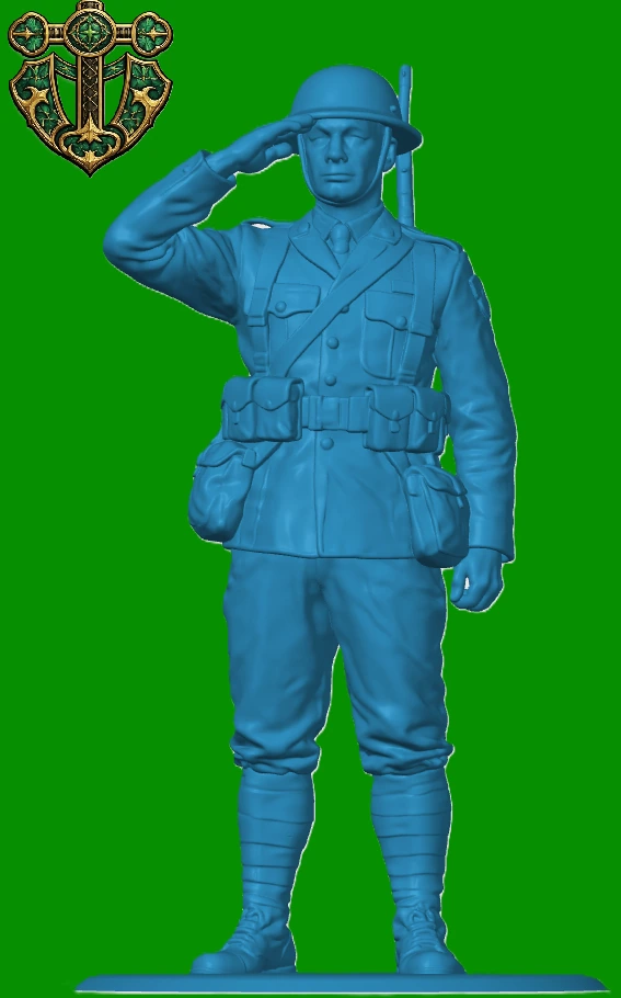 Vista 3 de WW1 British Infantryman Salute
