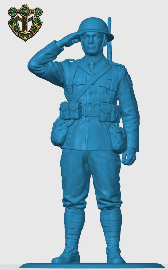 Vista 5 de WW1 British Infantryman Salute