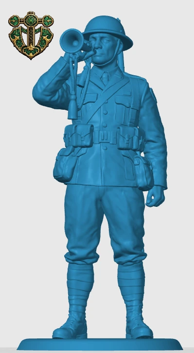 Vista 4 de WW1 British Durham Light Infantry Bugler