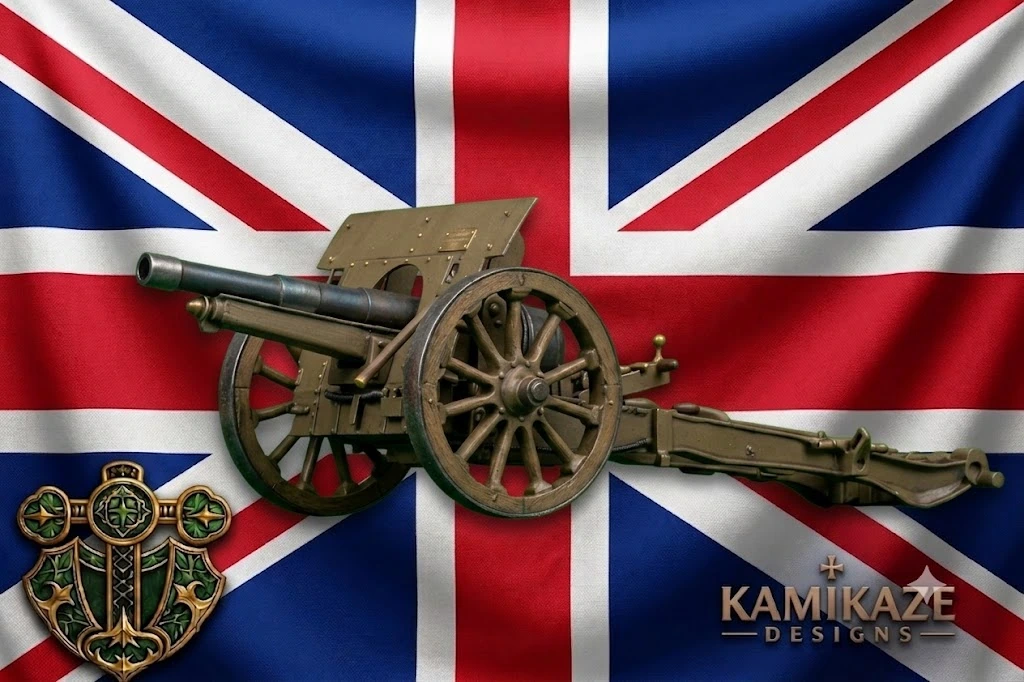 WW1 British 18-Pounder Artillery Gun