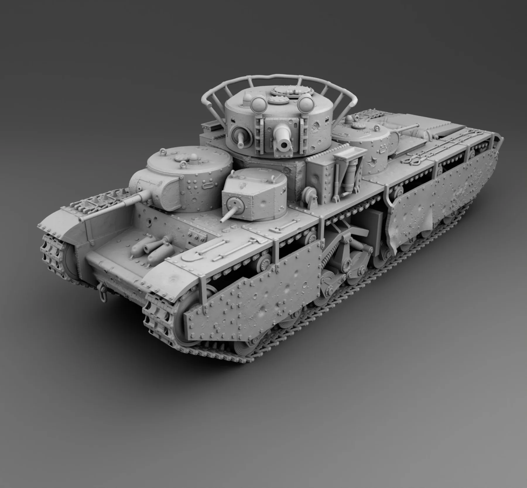 View 2 of T-35A (1934) Destroyed