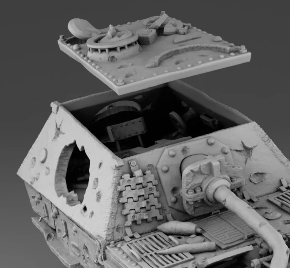 Vista 4 de Diorama (Ferdinand Destroyed)