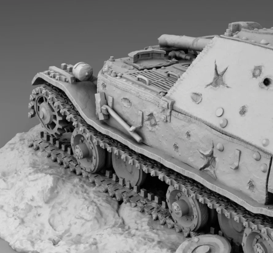Vista 5 de Diorama (Ferdinand Destroyed)