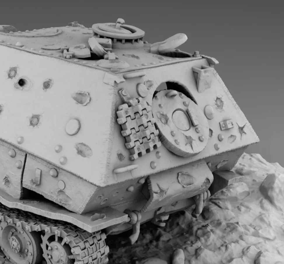Vista 8 de Diorama (Ferdinand Destroyed)