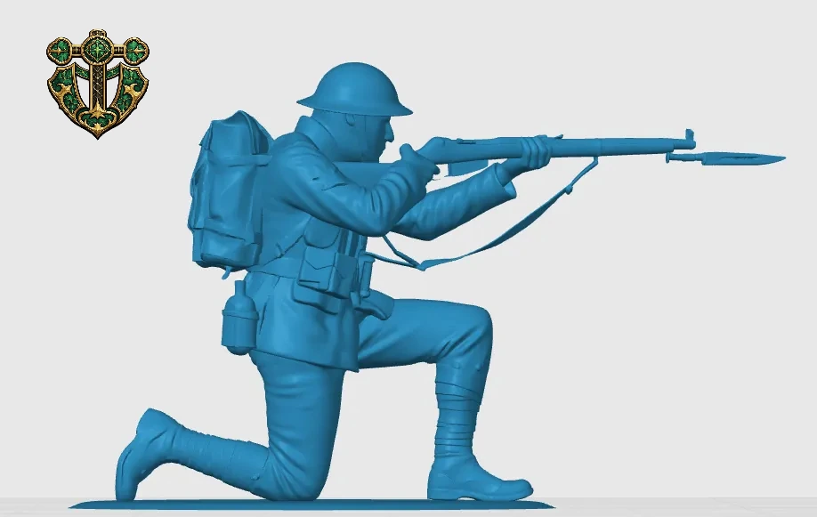 Vista 4 de WW1 British Infantry Soldier 2