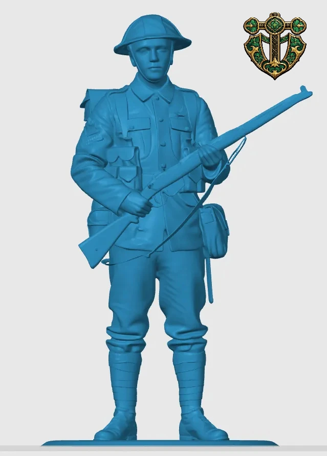 Vista 4 de WW1 British Infantry Soldier
