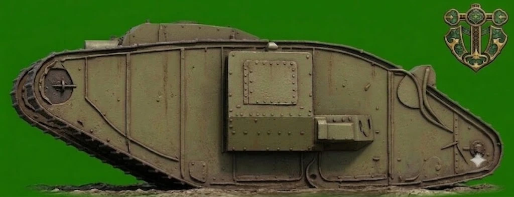 Vista 2 de WW1 British Mark IV Tank