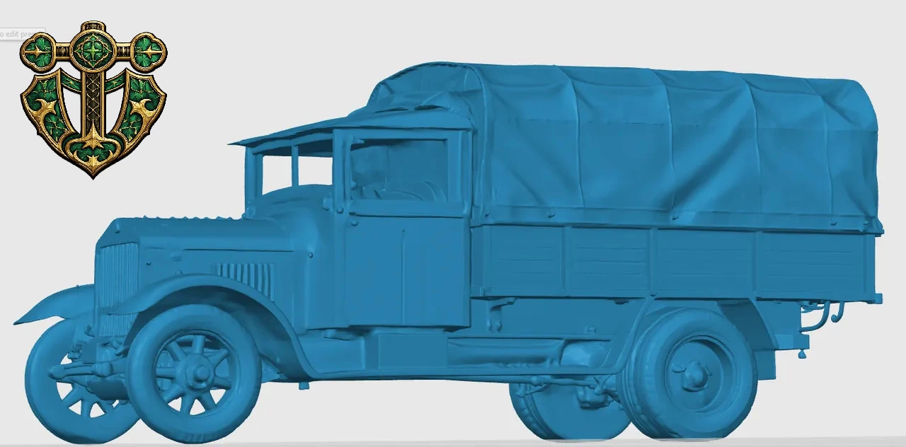 Vista 5 de WW1 British Supply Truck