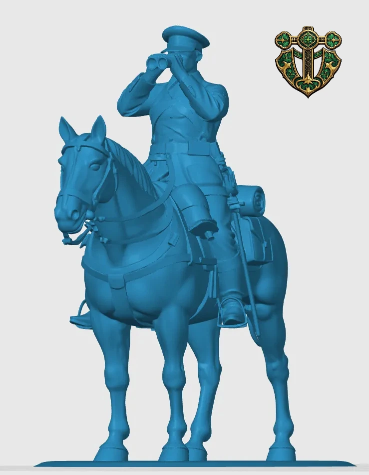 Vista 3 de WW1 British Mounted Cavalry Officer