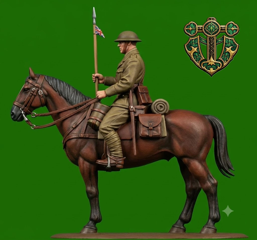 Vista 2 de WW1 British Mounted Cavalryman