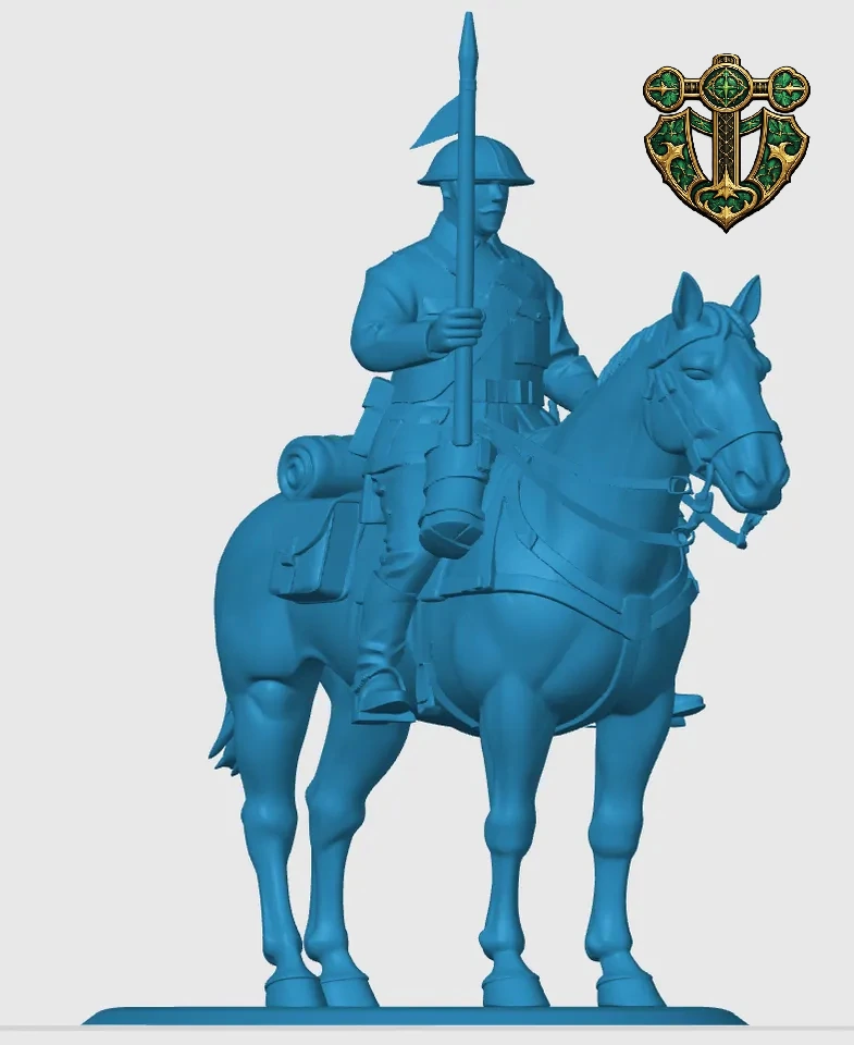 Vista 3 de WW1 British Mounted Cavalryman
