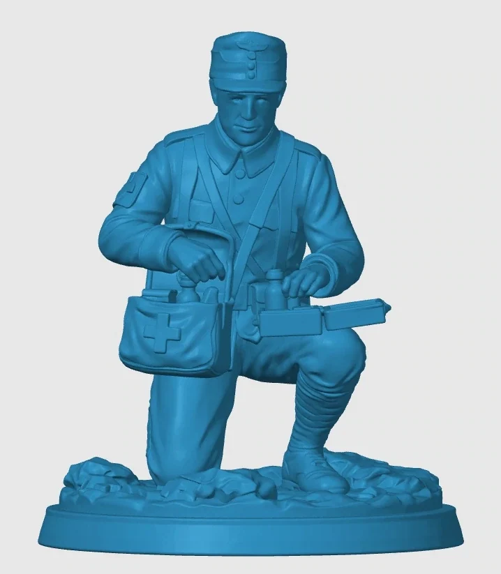 Vista 4 de WWI Italian Soldier 3