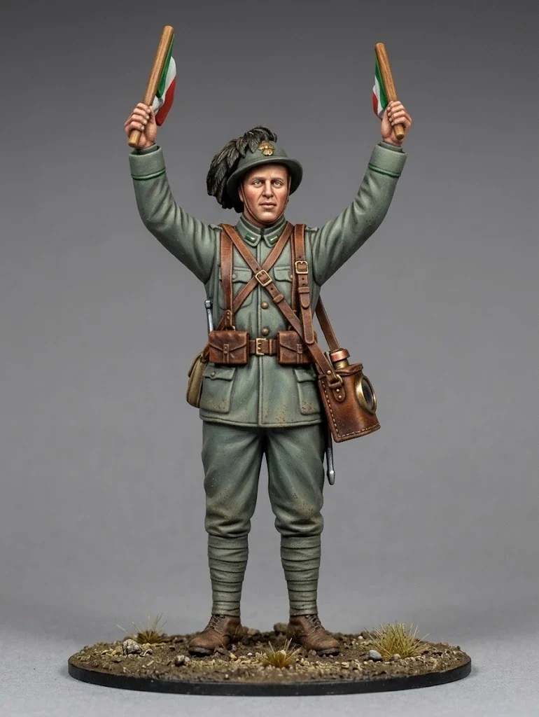 Vista 2 de WWI Italian Soldier 7