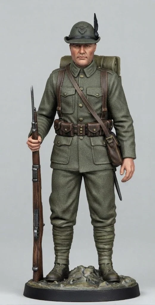 Vista 2 de WWI Italian Cavalry Soldier