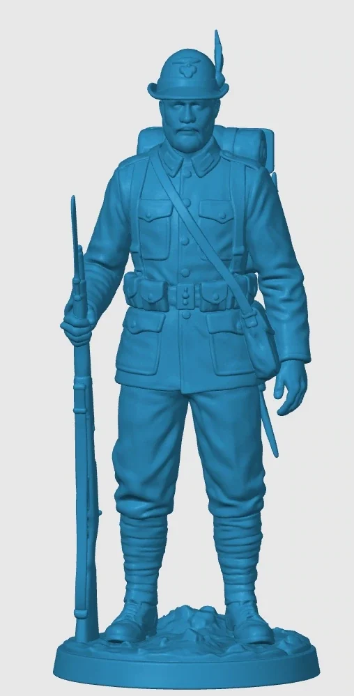 Vista 3 de WWI Italian Cavalry Soldier