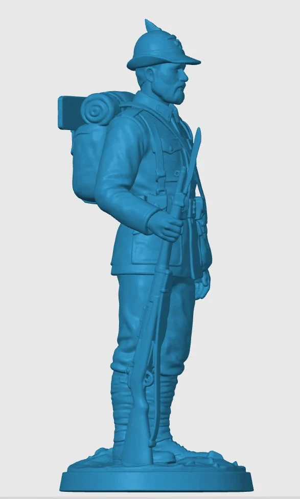 Vista 4 de WWI Italian Cavalry Soldier
