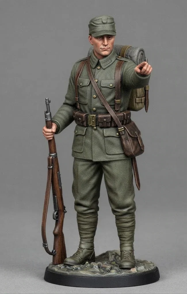 Vista 2 de WWI Italian Cavalry Officer