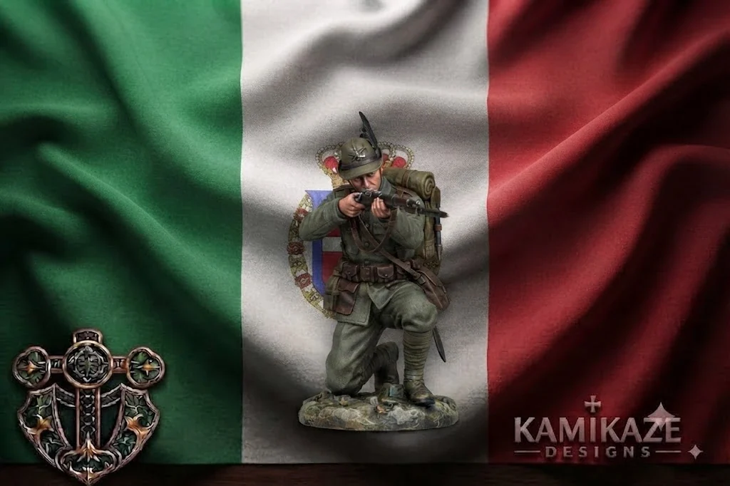 WWI Italian Bersaglieri Infantry Soldier