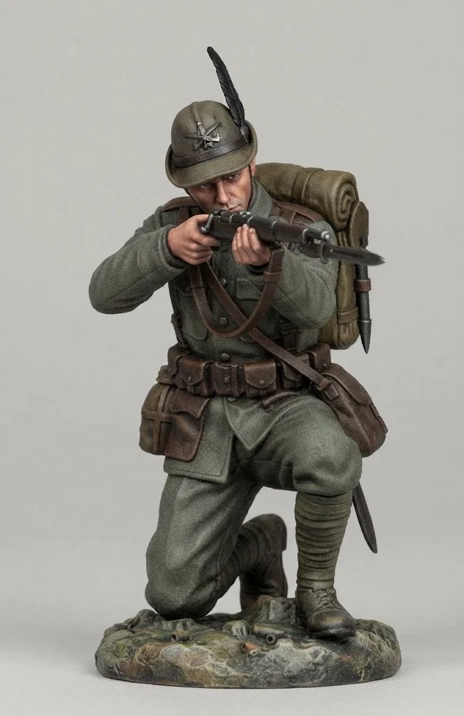 Vista 2 de WWI Italian Bersaglieri Infantry Soldier