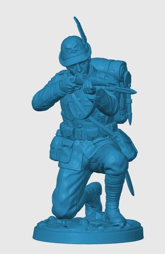 Vista 4 de WWI Italian Bersaglieri Infantry Soldier