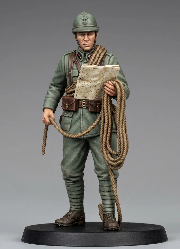 Vista 2 de WWI Italian Soldier with Periscope