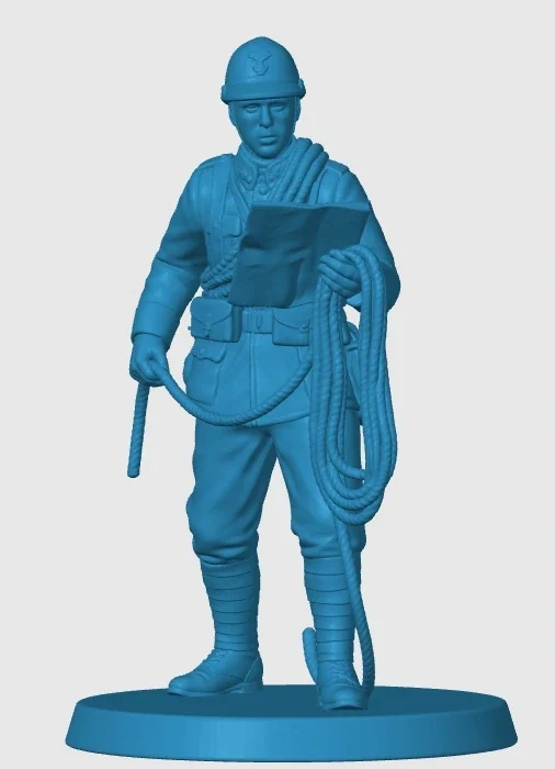 Vista 3 de WWI Italian Soldier with Periscope