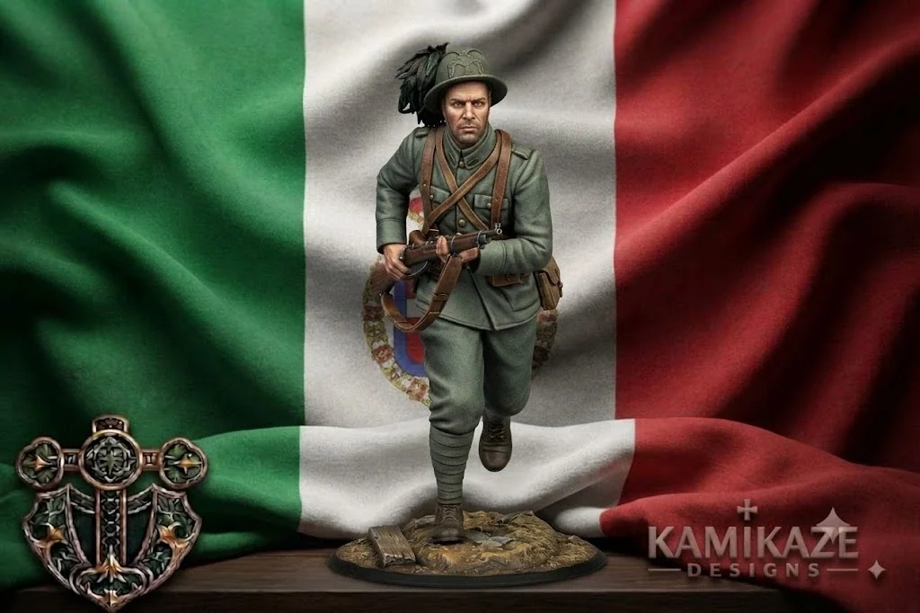 WWI Italian Machine-gunner