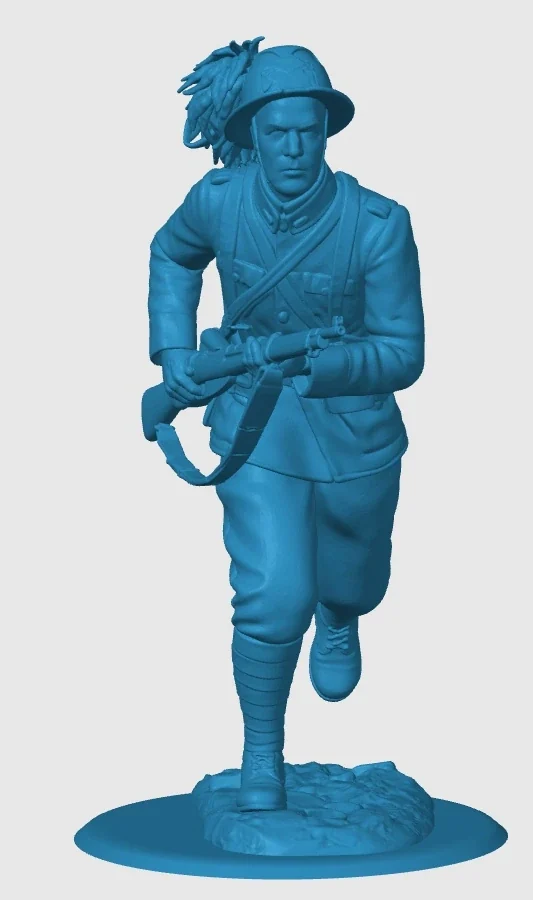 Vista 4 de WWI Italian Machine-gunner