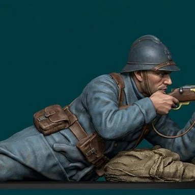 Vista 2 de WW1 French Infantryman 7
