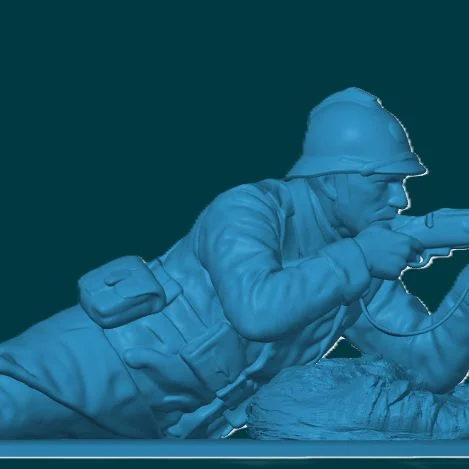 Vista 3 de WW1 French Infantryman 7