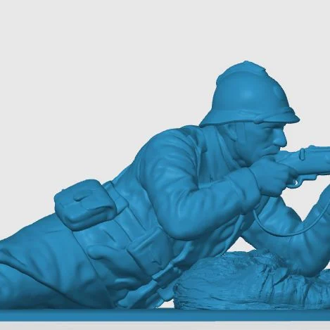Vista 5 de WW1 French Infantryman 7