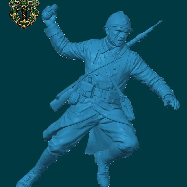 Vista 3 de WW1 French Infantryman 6