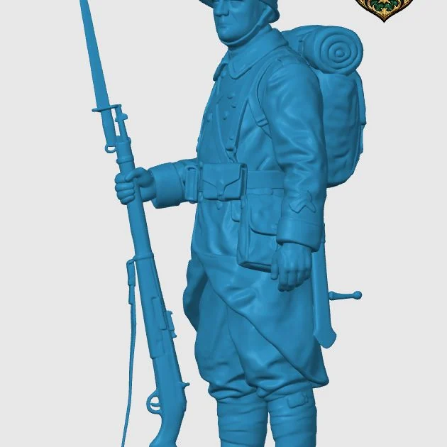 Vista 4 de WW1 French Infantryman 5