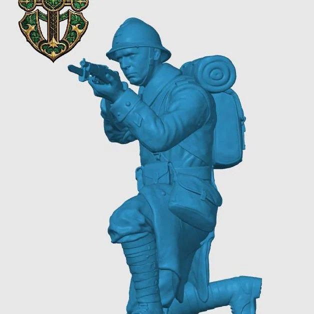Vista 4 de WW1 French Infantryman 4