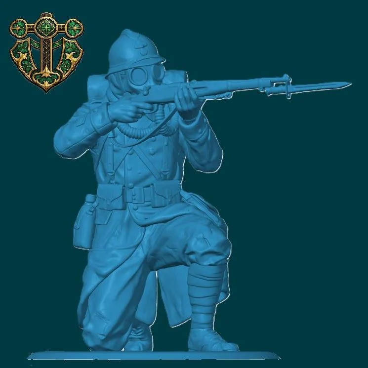 Vista 3 de WWI French Infantryman 3
