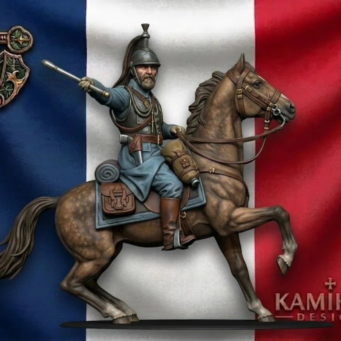 WW1 French Mounted Cavalry Officer