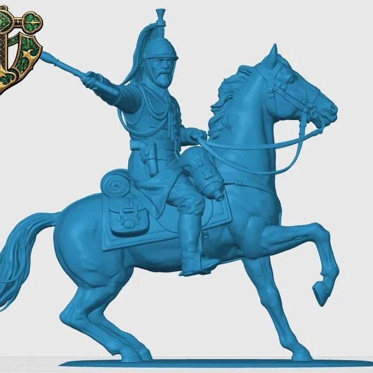 Vista 5 de WW1 French Mounted Cavalry Officer