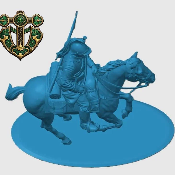 Vista 5 de WW1 French Mounted Cavalryman