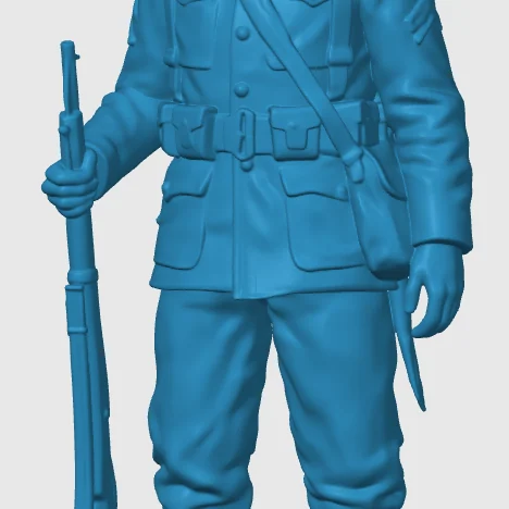 Vista 3 de WW1 American Infantry Soldier 11