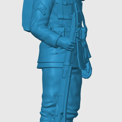 Vista 4 de WW1 American Infantry Soldier 11