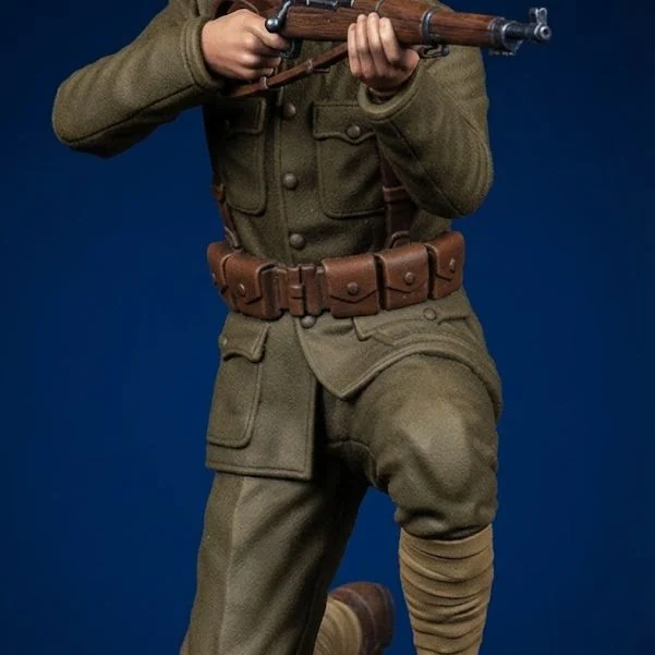 Vista 2 de WW1 American Infantry Soldier 8