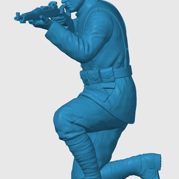 Vista 3 de WW1 American Infantry Soldier 8