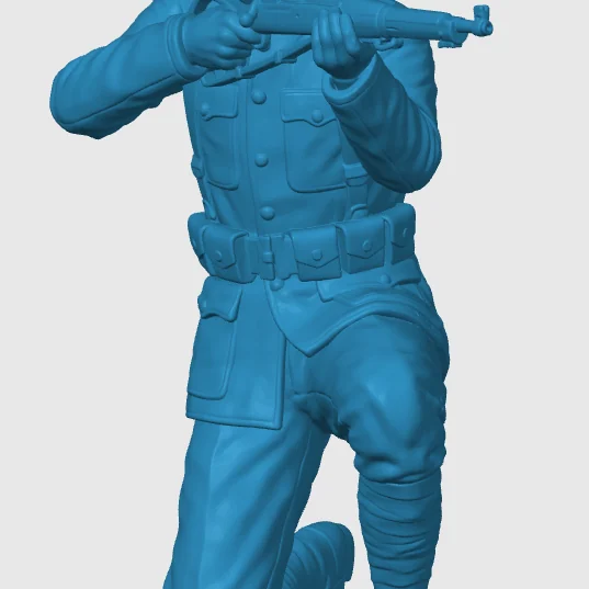 Vista 4 de WW1 American Infantry Soldier 8