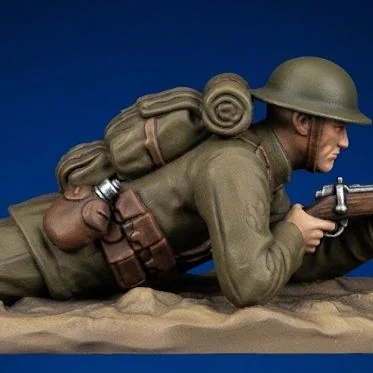 Vista 2 de WW1 American Infantry Soldier 9