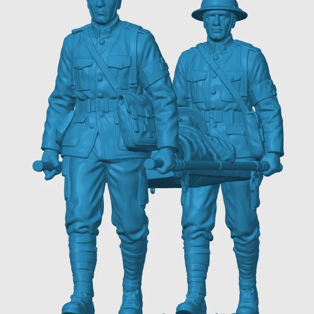 Vista 3 de WWI American Stretcher Crew