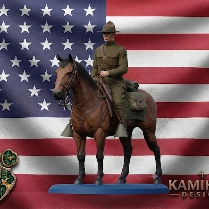 WWI American Cavalry Soldier
