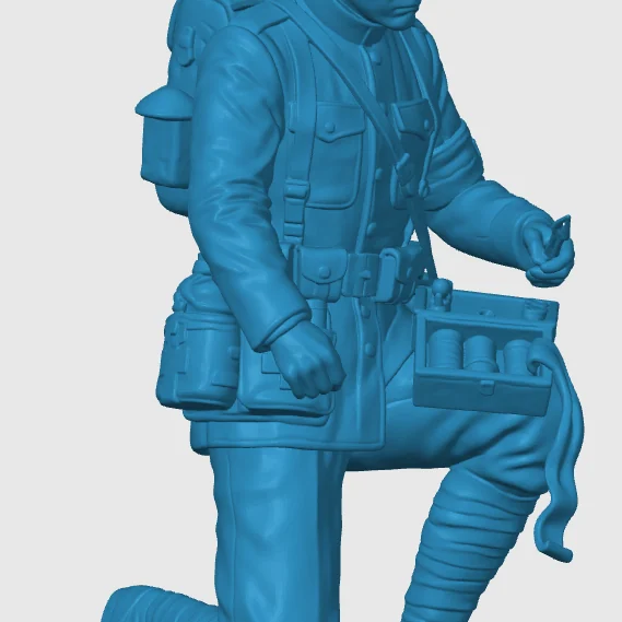 Vista 3 de WW1 American Infantry Soldier 2