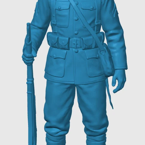 Vista 4 de WW1 American Infantry Soldier 4
