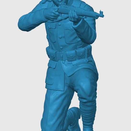 Vista 4 de WW1 American Infantry Soldier 6