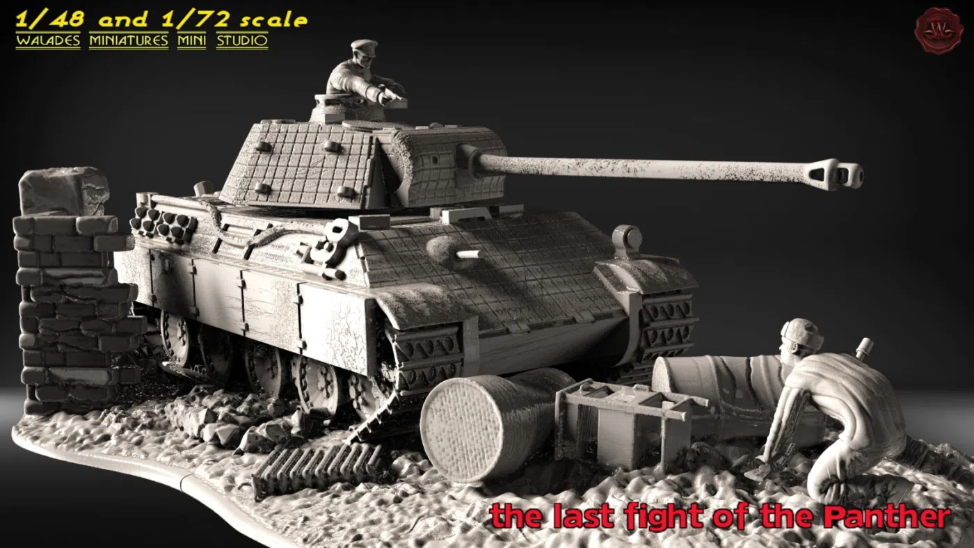 View 2 of Diorama (Last Fight of the Panther)